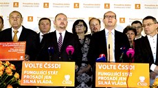 Vedení SSD pedstavuje závrenou ást pedvolební kampan.