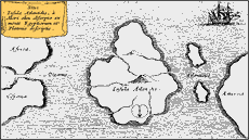 Modelovým p�íkladem legendární zem� je Atlantida. Byla situována doprost�ed