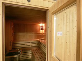 SAUNA. A vedle víivky eká na fotbalisty Jablonce rozhavená sauna.