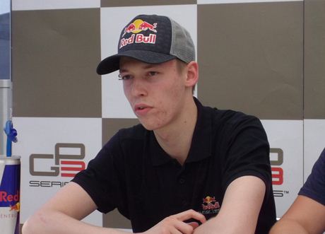 Nový mistr formule GP3 a zárove budoucí pilot formule 1 Daniil Kvjat.