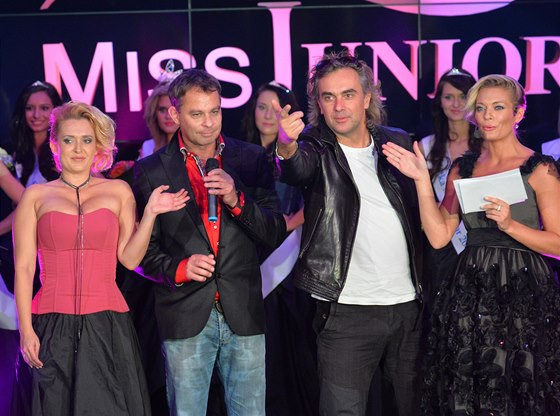 Finále Miss Junior - Miluše Bittnerová, Filip Renč, Tomáš Matonoha a Lucie