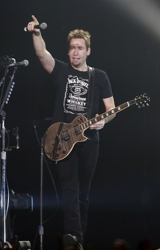Nickelback na koncert� 7. listopadu 2013 v pra�ské O2 arén�