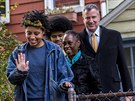 Demokratický kandidát na starostu New Yorku Bill de Blasio se svojí rodinou (5....