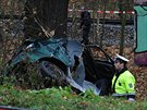Tragická nehoda na silnici I/27 na výjezdu z Plzn
