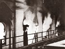 Bhem Kiálové noci byly vypáleny desítky synagog.