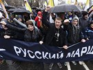 Ruského pochodu se v Moskv úastnily tisíce lidí