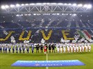 SLÁVA V TURÍN. Takhle to na stadionu Juventusu v Turín vypadalo pár okamik...
