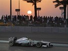TETÍ. Nmecký jezdec formule 1 Nico Rosberg ze stáje Mercedesu skonil na...