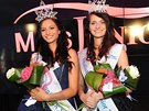 Finále Miss Junior - vítzka eské republiky Sarah Karolyiová a vítzka