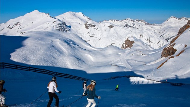 Lech Zrs, Rakousko. Zatek sjezdovky Madloch (2 438m)