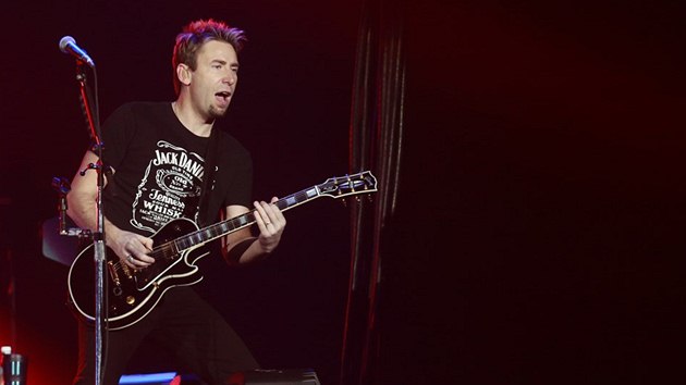 Nickelback na koncertě 7. listopadu 2013 v pražské O2 aréně