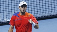 panltí tenisté David Marrero (vlevo) a Fernando Verdasco bojují na Turnaji