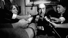 Pablo Neruda na snímku z roku 1971 