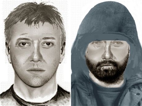 Policejní identikit pravdpodobného pachatele, který se v Hostivai v íjnu