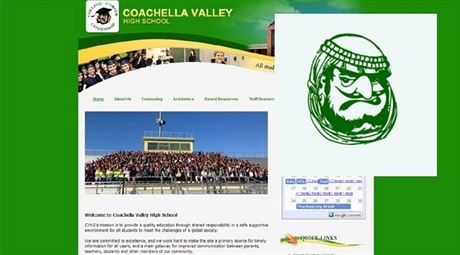 Postavu Araba má americká stední kola Coachella Valley za maskota piblin