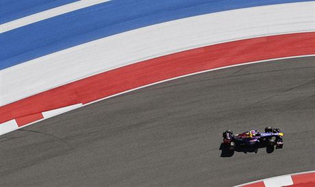 Mark Webber ze stáje Red Bull bhem Velké ceny USA v Austinu.