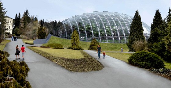 Ve skleníkové expozici by si návštěvníci arboreta mohli na ploše dva tisíce