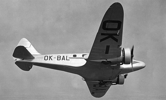 Airspeed AS.6 Envoy Československých státních aerolinií