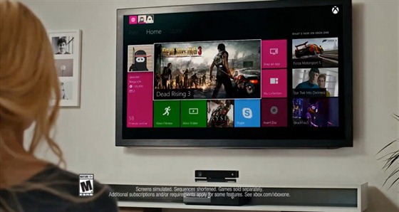 Ilustraní obrázek z reklamy na konzoli Xbox One.
