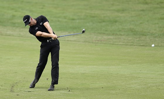 Henrik Stenson ve finálovém turnaji evropské PGA Tour. 