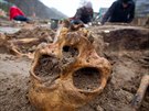Archeologické vykopávky v pražském Karlíně odhalily tisíce kostí padlých vojáků...