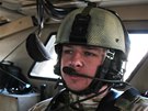 etí vojáci na patrole v okolí základny Bagrám v Afghánistánu