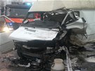 Dodávka Fiat Ducato po nehod. (13. listopadu 2013)