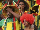 ZKLAMANÍ FANDOVÉ. Píznivci Etiopie tce proívají neúspch v play-off o...