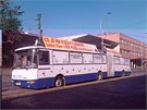 Vulgární autobus na Smíchovském nádraí