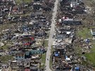 Pohled na tajfunem zniené msto Samar v centrální ásti Filipín
