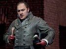 George Ganidze jako Scarpia V pedstavení Tosca v podání Metropolitní opery