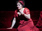 Patricia Racette jako Tosca. Z pedstavení Metropolitní opery