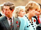 Princ Charles a jeho manelka princezna Diana na návtv Jiní Korey (20....