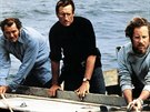 Robert Shaw, Roy Scheider a Richard Dreyfuss ve filmu elisti (1975)