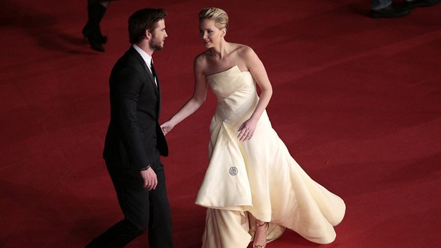 Jennifer Lawrence propagovala v m "dvojku" megahitu Hunger Games.