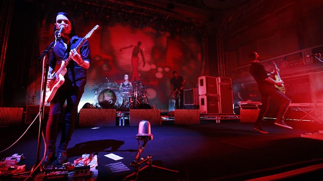 Placebo na turn k desce Loud Like Love 13.11. 2014 ve velkm sle prask Lucerny.