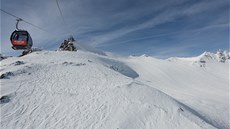 Pitztalský ledovec, lanovka na nejvyšší lyžařský bod Rakouska