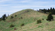 Novodobá elezná opona pod Chlumem, kopcem, kam je vstup písn zakázán.