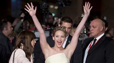 Jennifer Lawrence propagovala v ím "dvojku" megahitu Hunger Games.