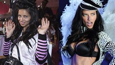Adriana Lima v zákulisí a na p�ehlídce luxusního prádla Victoria's Secret