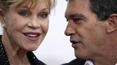 Melanie Griffithová a Antonio Banderas (18. listopadu 2013)