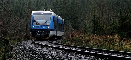 Cestující na trati ze Svitav do árce u Skute se mohou tit na komfortnjí jízdu vozy RegioSpider.