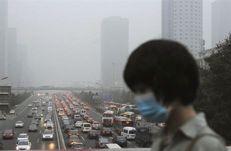 Zneitní ovzduí v Pekingu je na denním poádku.