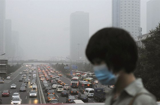 Znečištění ovzduší v Pekingu je na denním pořádku.