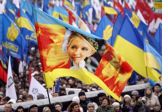 Demonstranty v Kyjev podpoila vznná expremiérka Julija Tymoenková