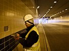Obložení tunelu Blanka bude tvořit celkem 2,5 milionu kachliček