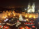 Vánoní trhy na Staromstském námstí v Praze