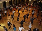 Sál ve Slovanském dom je oblíbeným místem taneních kurz.