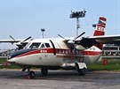 Legendární eskoslovenské dopravní letouny L-410A Turbolet z LETu Kunovice...