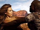Kanye West se snoubenkou v klipu Bound 2